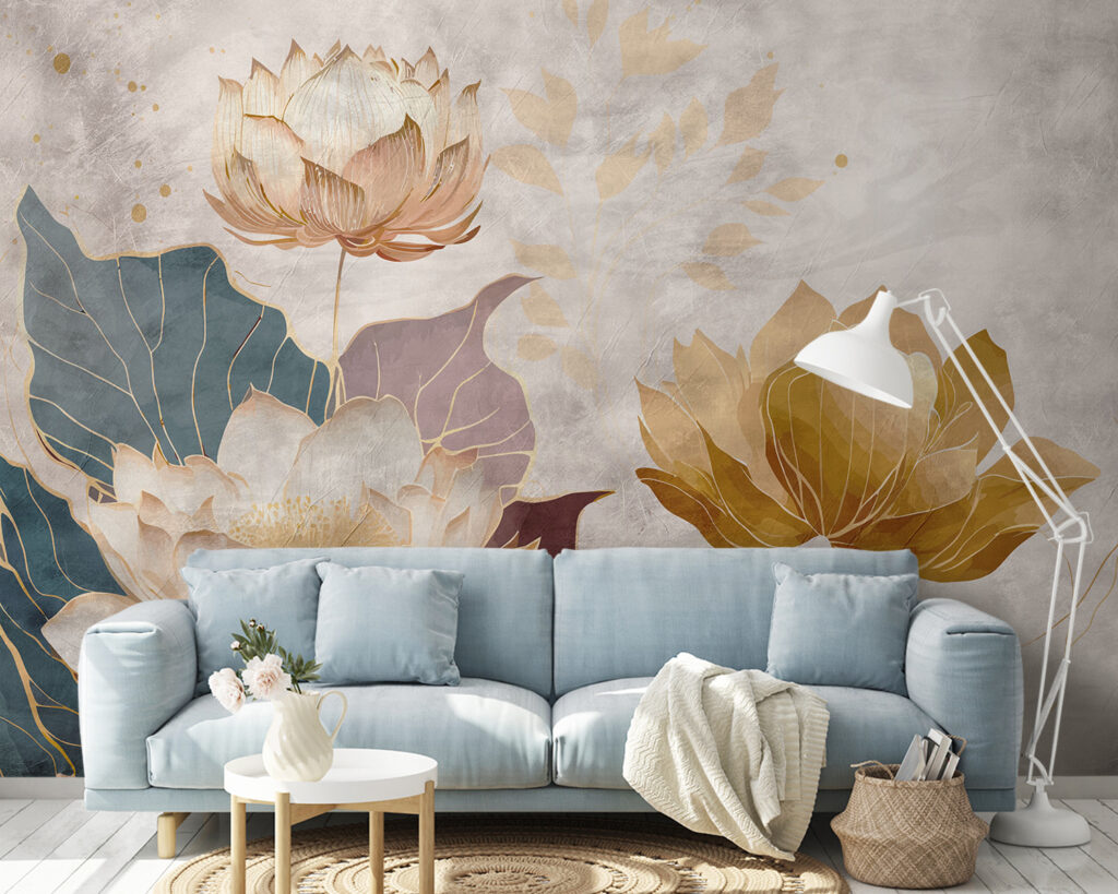Fiori d’acqua dorati — ambiente 3