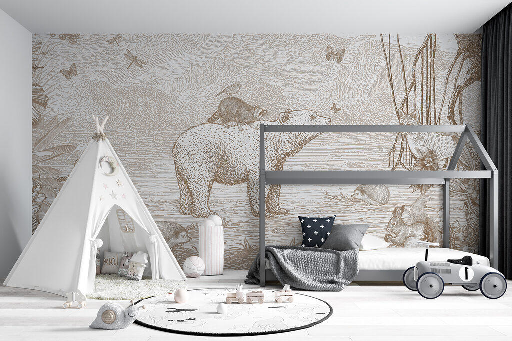 Orso presso il ruscello — ambiente 6