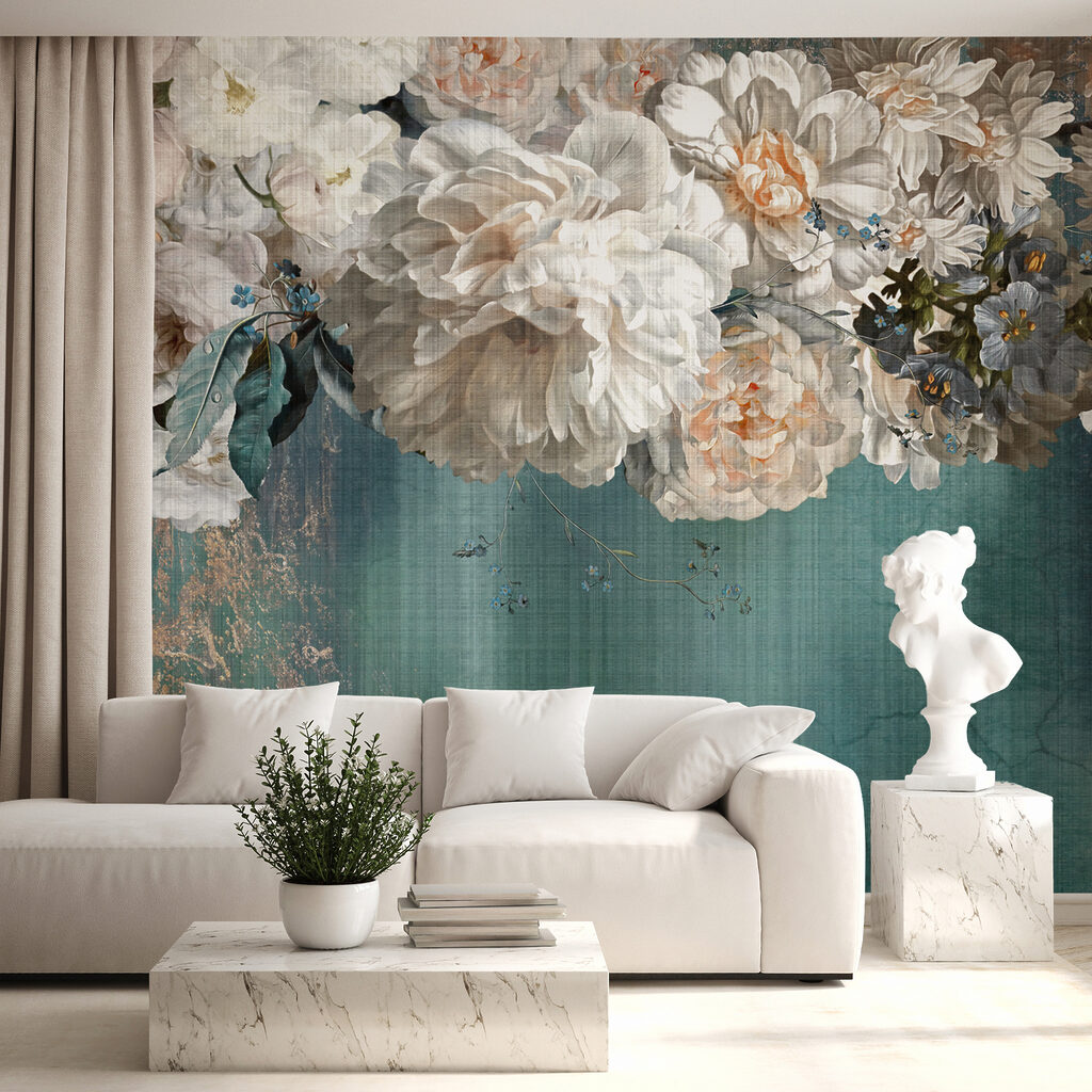 Fiori bianchi sulla vernice — ambiente 4