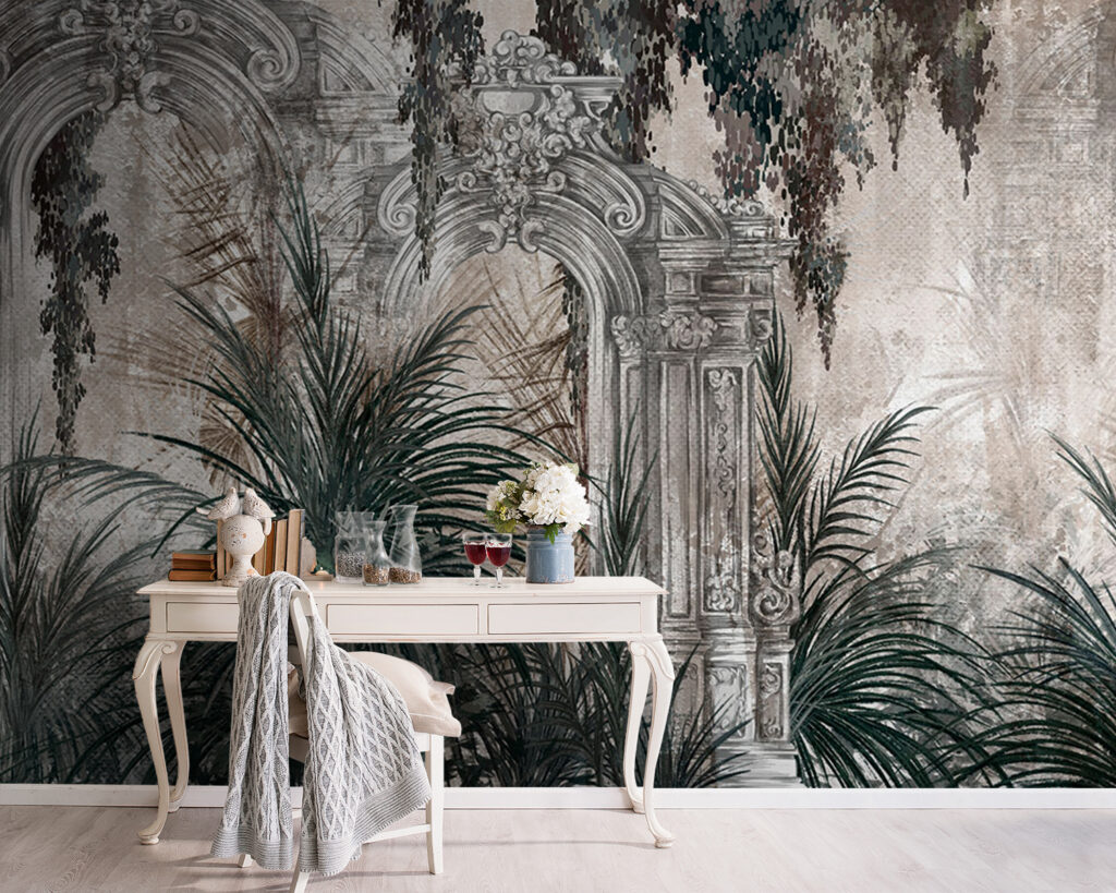 Palme e archi antichi — ambiente 1