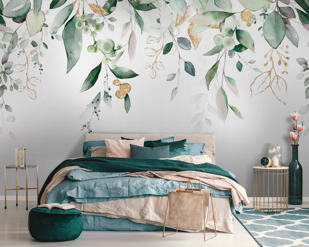Fogliame su bianco — ambiente 2