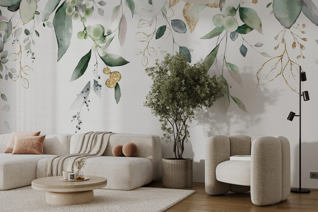 Fogliame su bianco — ambiente 5