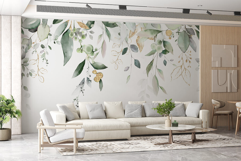 Fogliame su bianco — ambiente 7