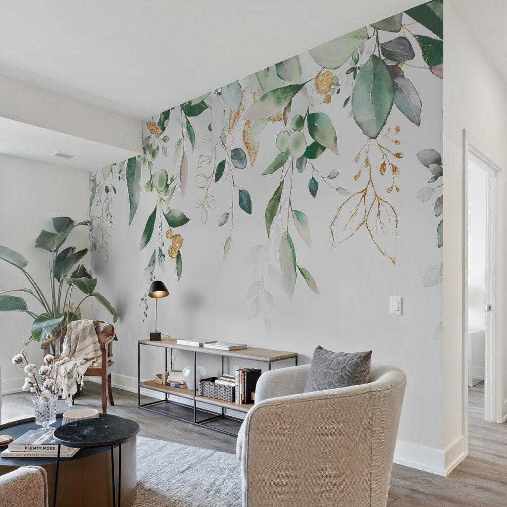 Fogliame su bianco — ambiente 4