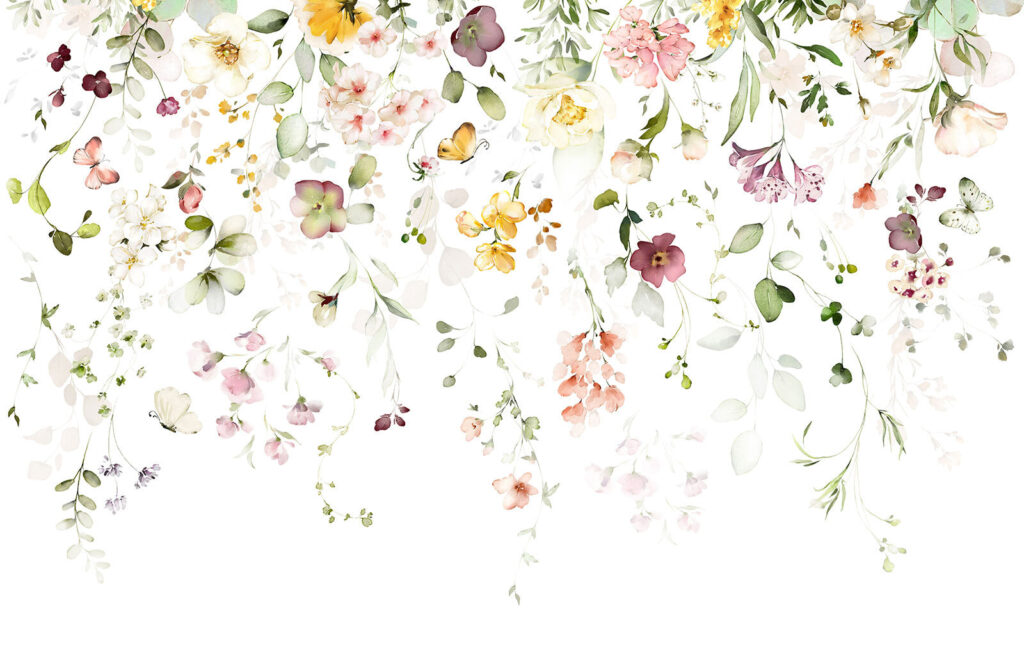 Fiori a cascata — design completo