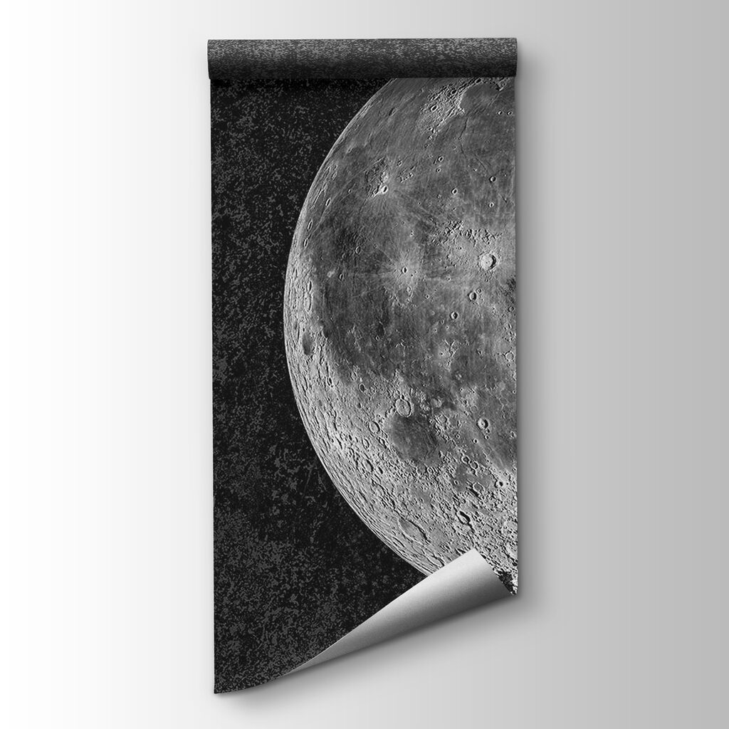 Luna su fondo nero — vista del prodotto