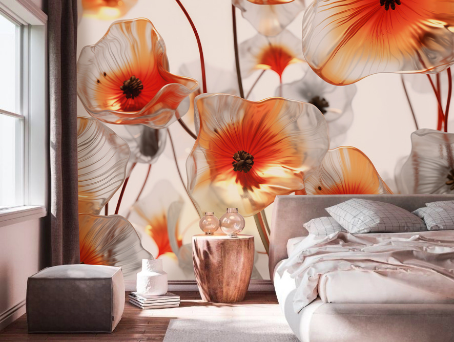 Calici arancio controluce — ambiente 2