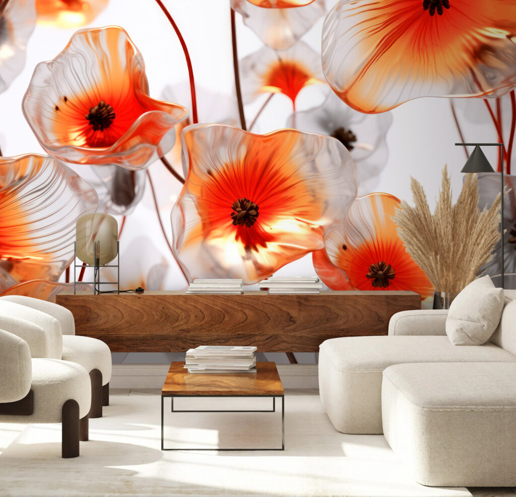 Calici arancio controluce — ambiente 1