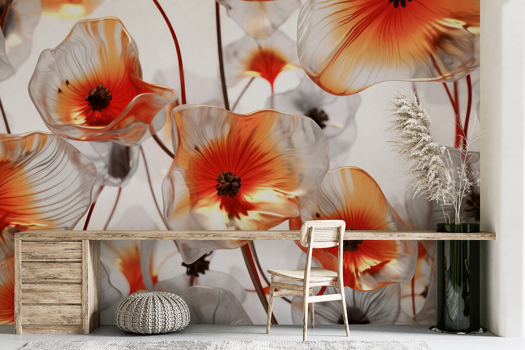 Calici arancio controluce — ambiente 6