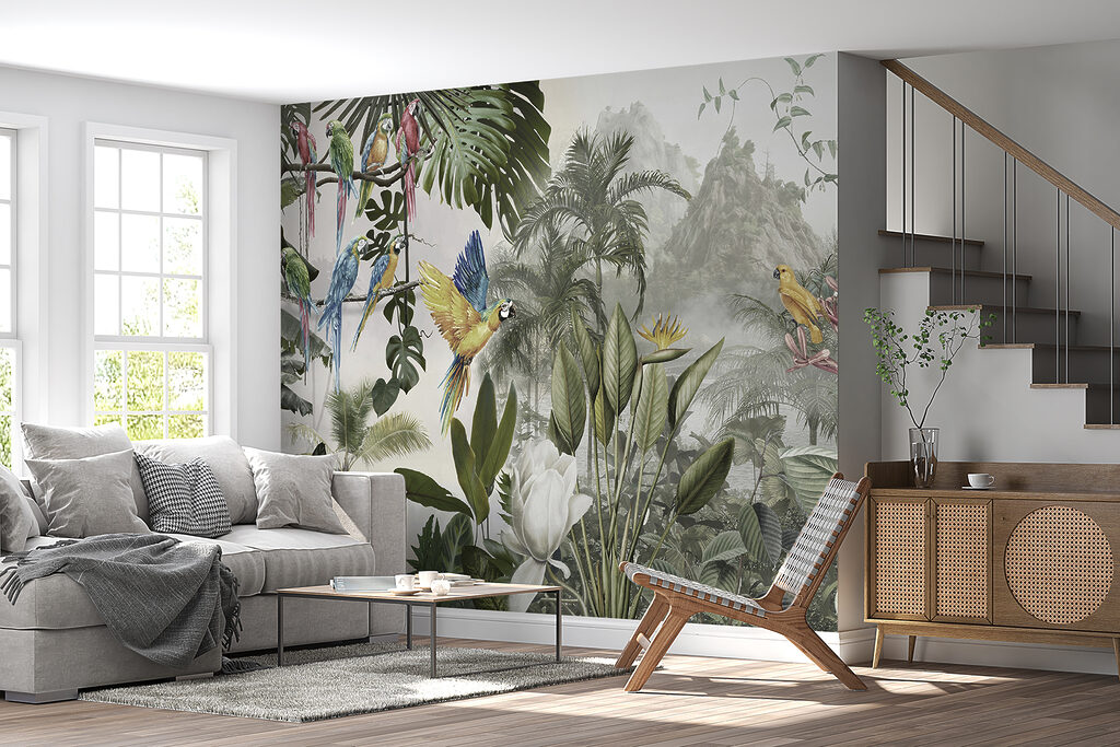 Pappagalli in bosco chiaro — ambiente 6