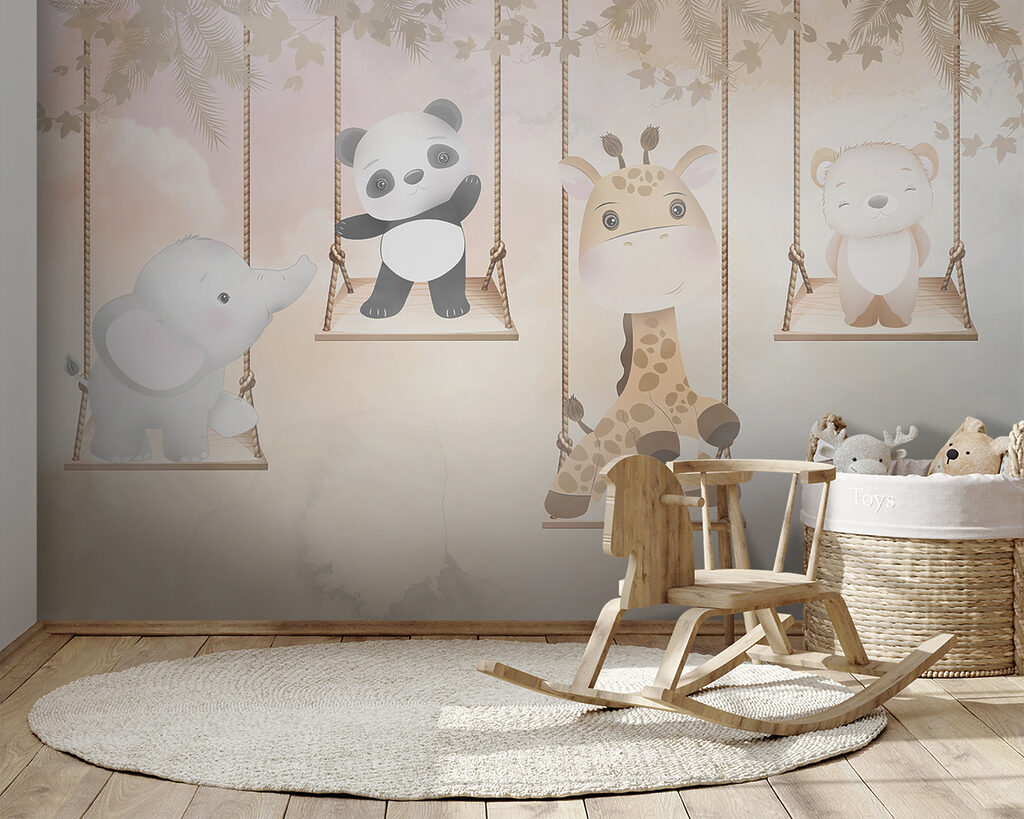 Animaletti sulle altalene — ambiente 4