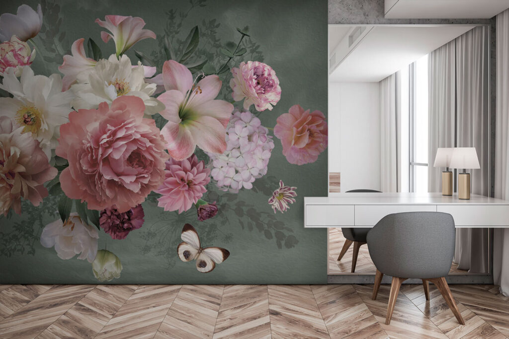 Bouquet rosa antico — ambiente 1