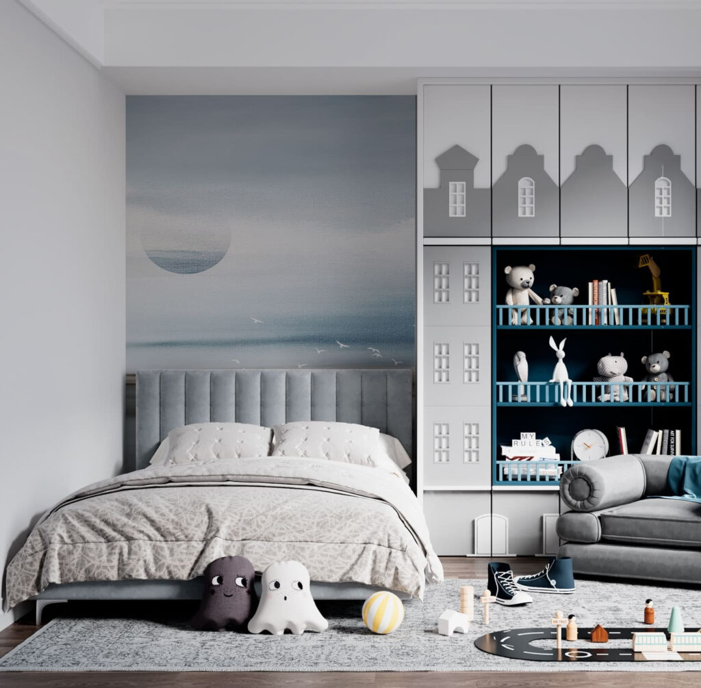 Luna pallida sulla riva — ambiente 3