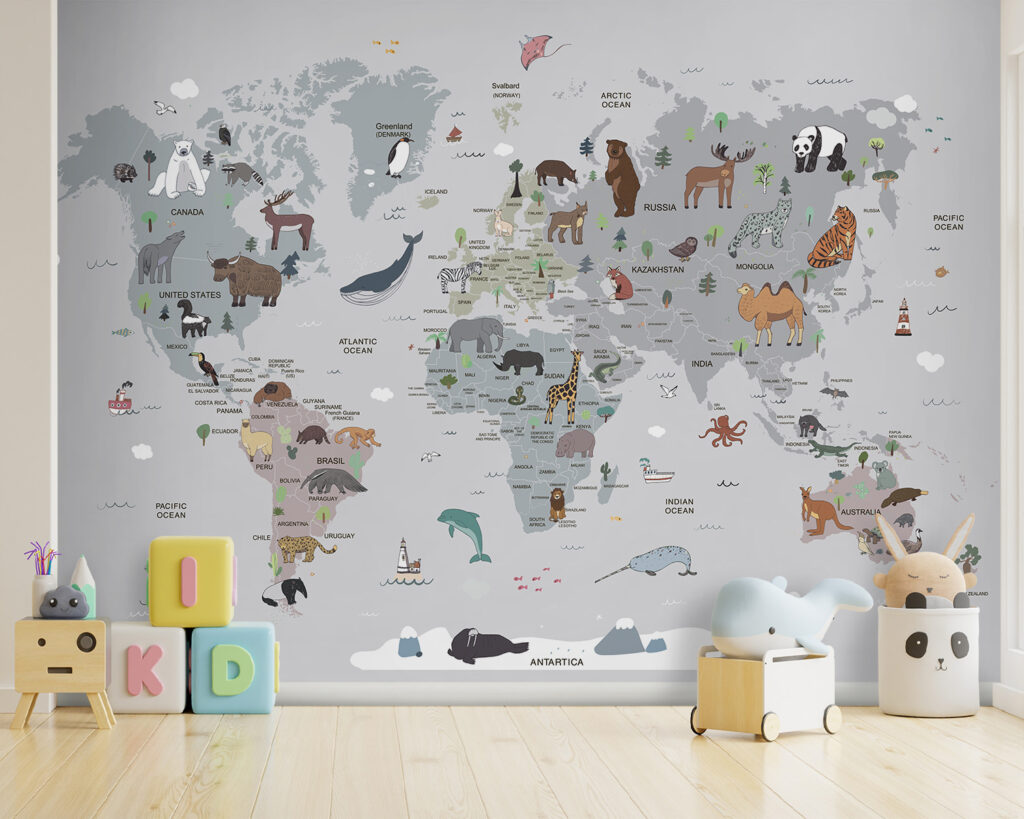 Mappa con piccoli animali — ambiente 3