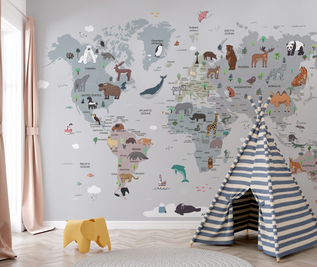 Mappa con piccoli animali — ambiente 2