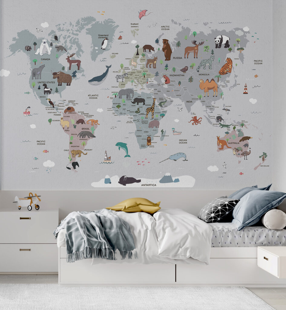 Mappa con piccoli animali — ambiente 4