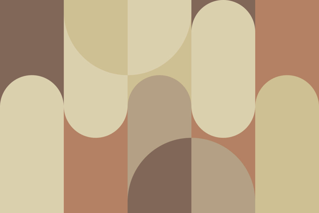 Bande curve color terra — design completo
