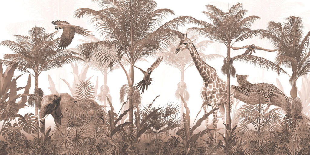 Safari in toni bruni — design completo
