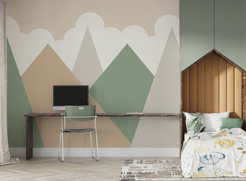 Monti pastello e nuvole — ambiente 2