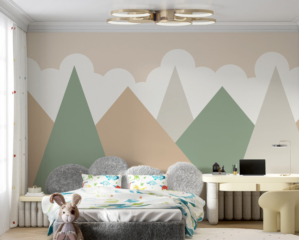 Monti pastello e nuvole — ambiente 5