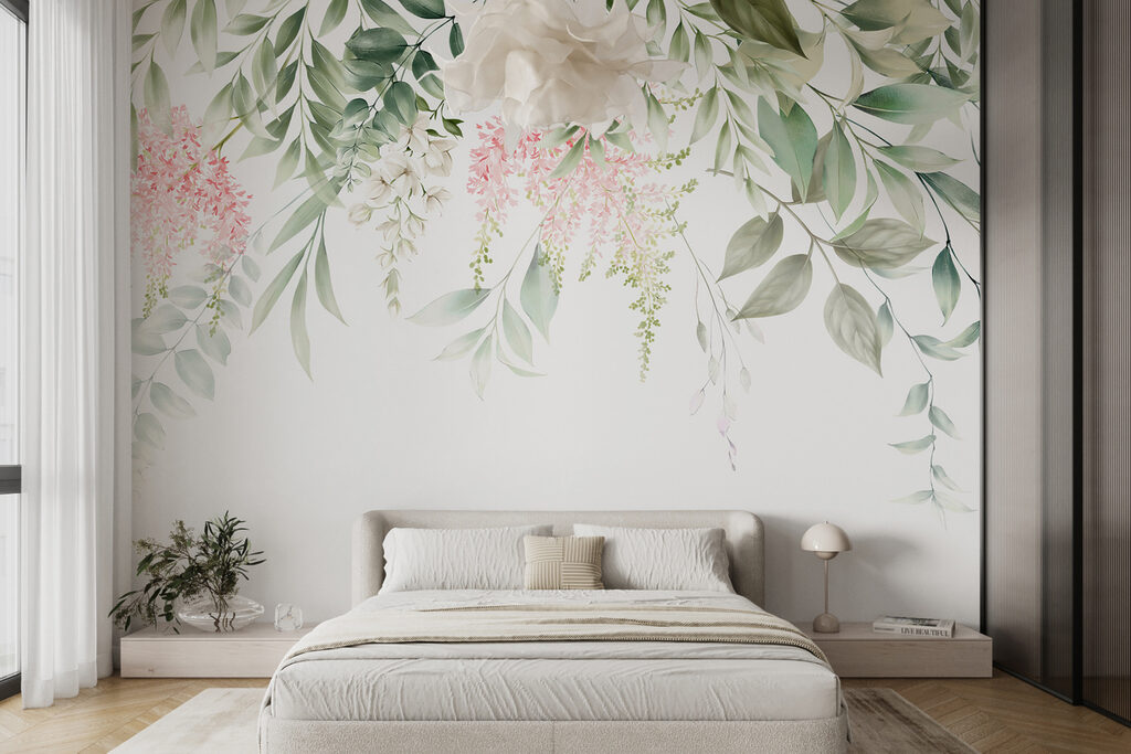 Fiori sotto foglie fresche — ambiente 7