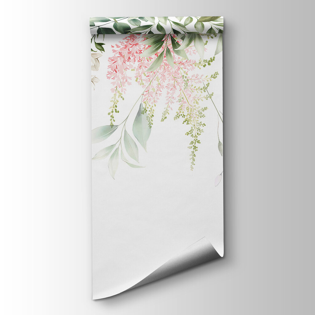 Fiori sotto foglie fresche — vista del prodotto