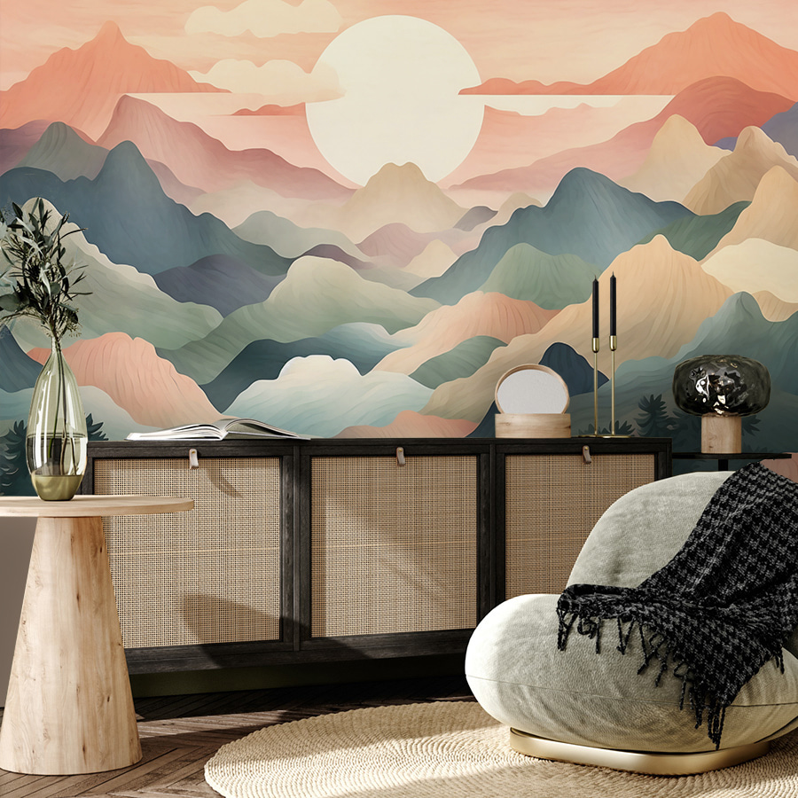 Sole tra le montagne — ambiente 1
