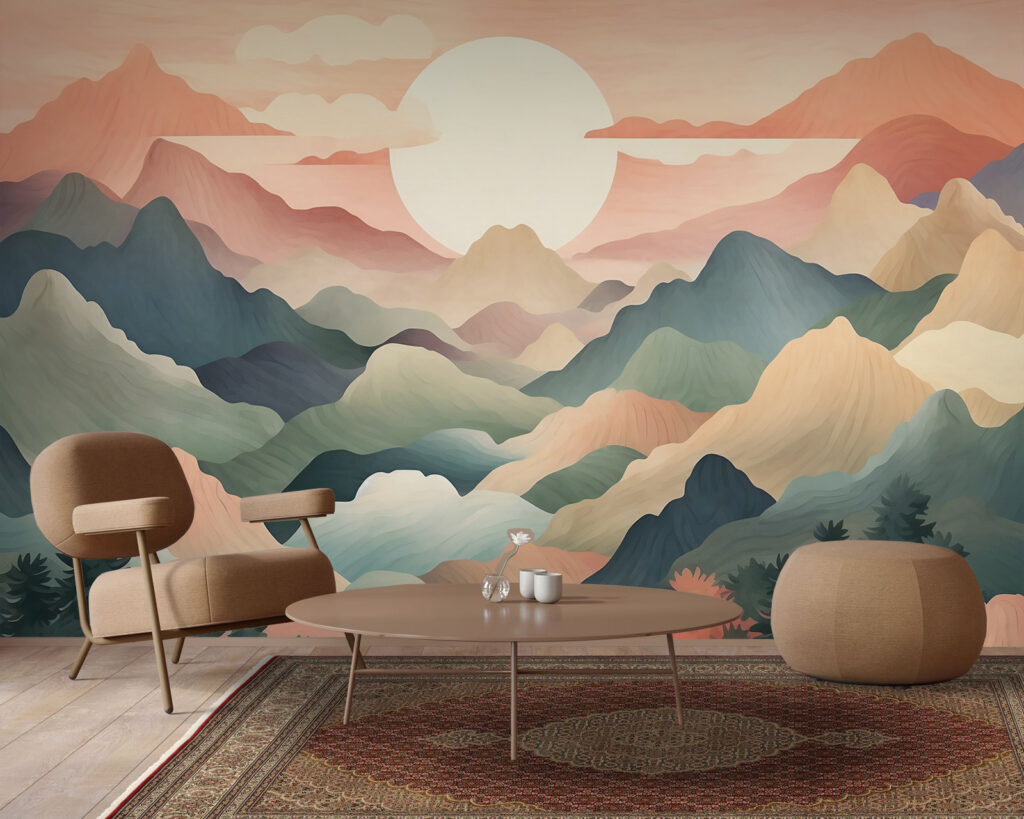 Sole tra le montagne — ambiente 2