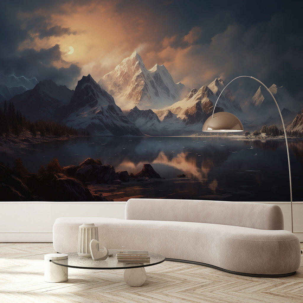 Cima nella luce dorata — ambiente 5