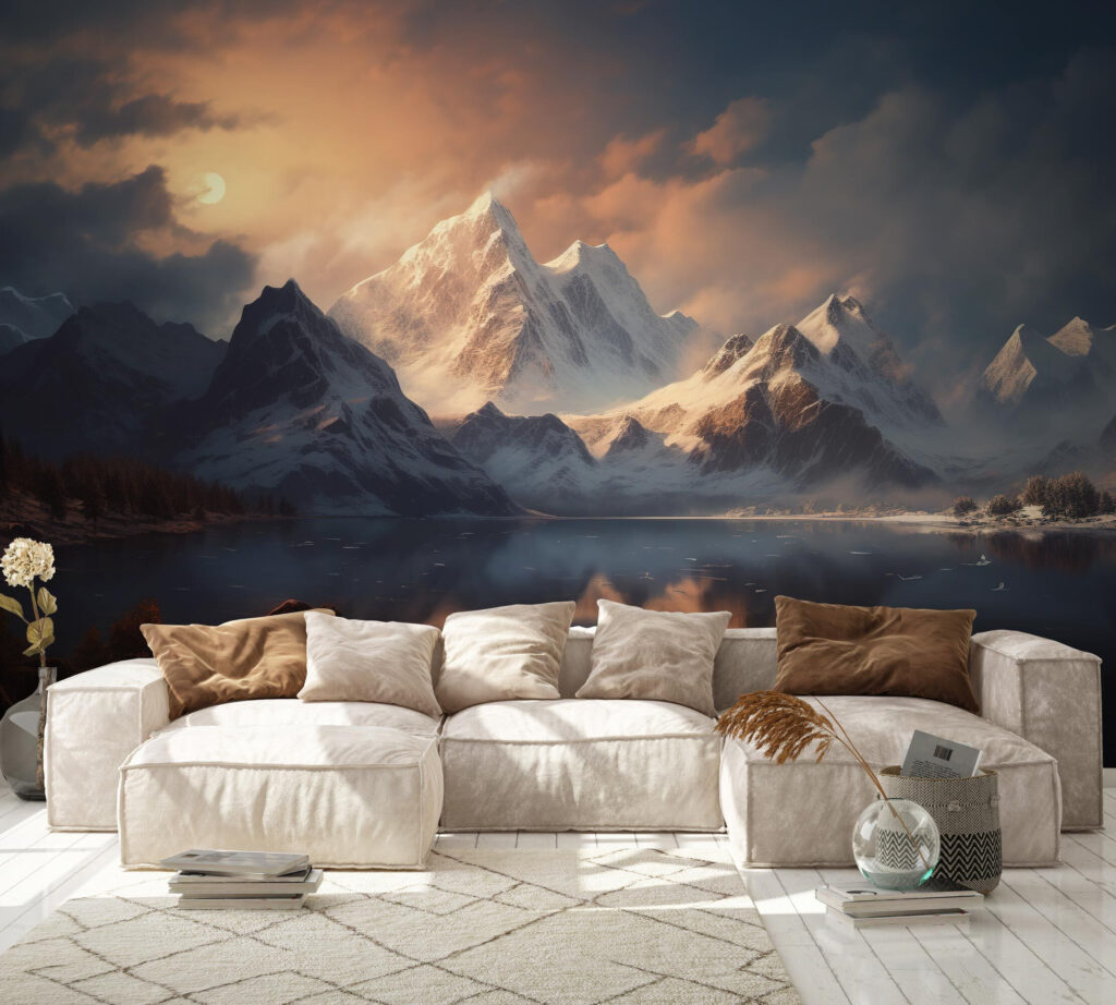 Cima nella luce dorata — ambiente 3
