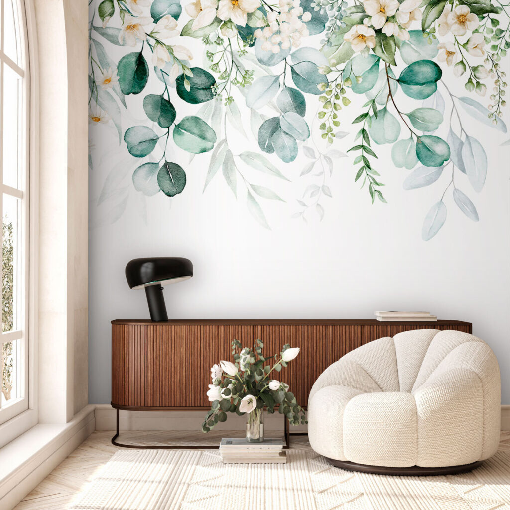 Fiori bianchi, foglie pendenti — ambiente 3