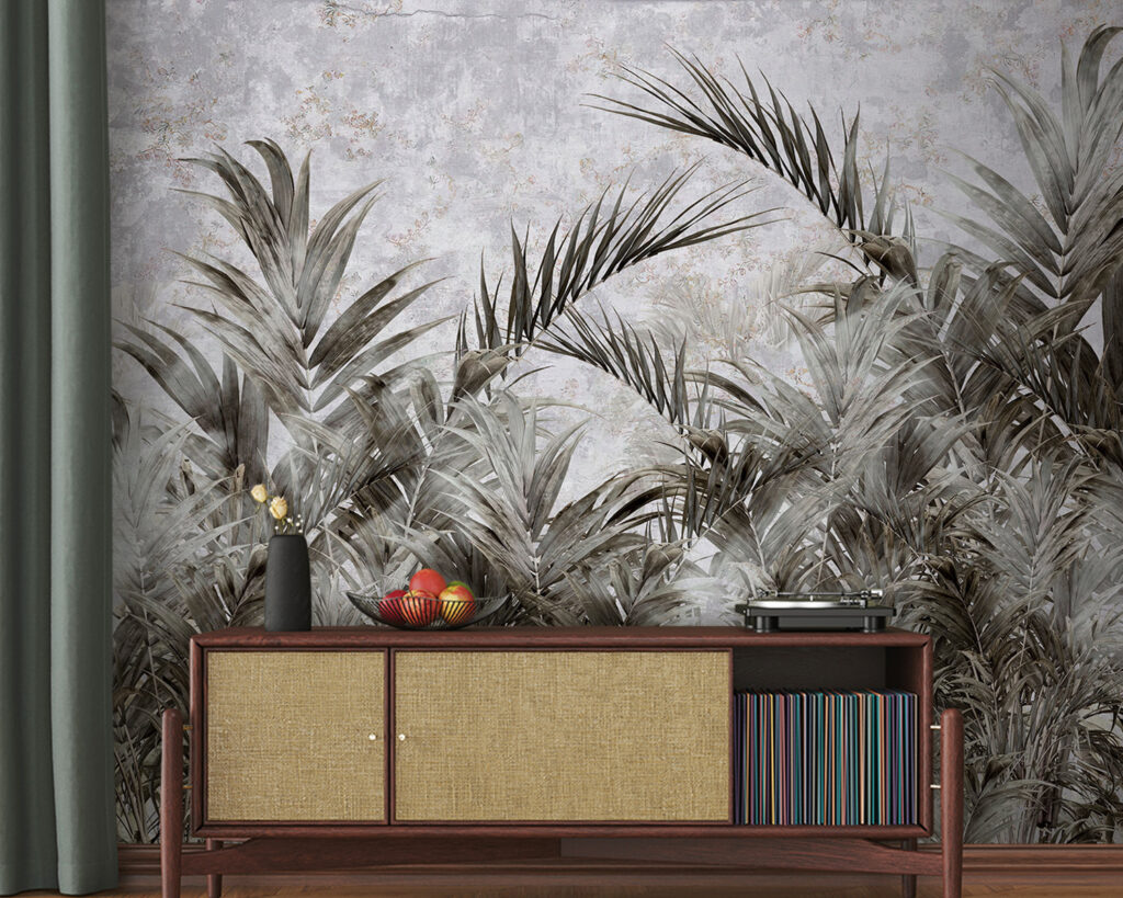 Palme in grigio consumato — ambiente 3