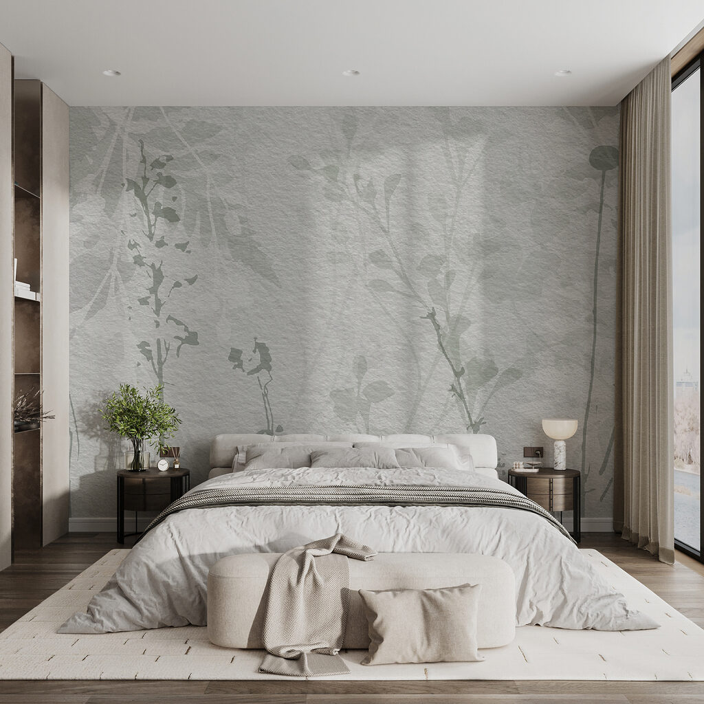 Sagome verdi sovrapposte — ambiente 4
