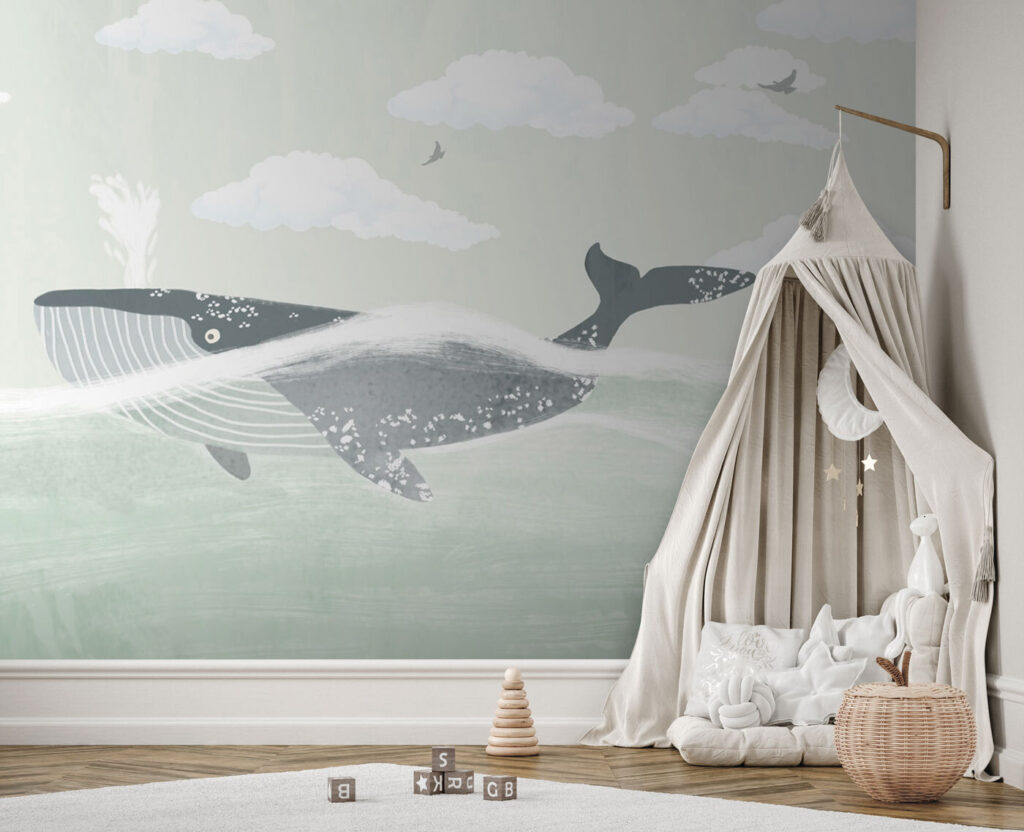 Balena sotto le nuvole — ambiente 1