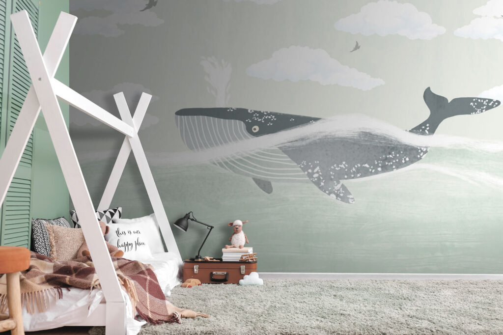 Balena sotto le nuvole — ambiente 2