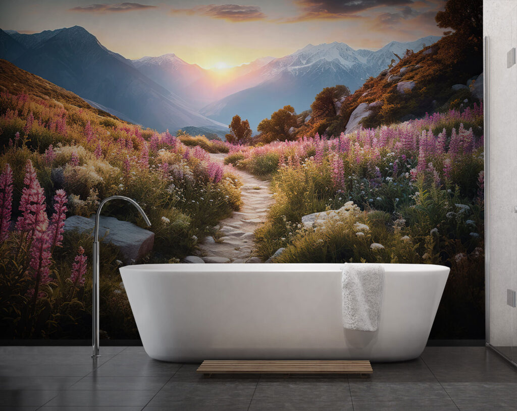 Sentiero tra alti fiori — ambiente 2