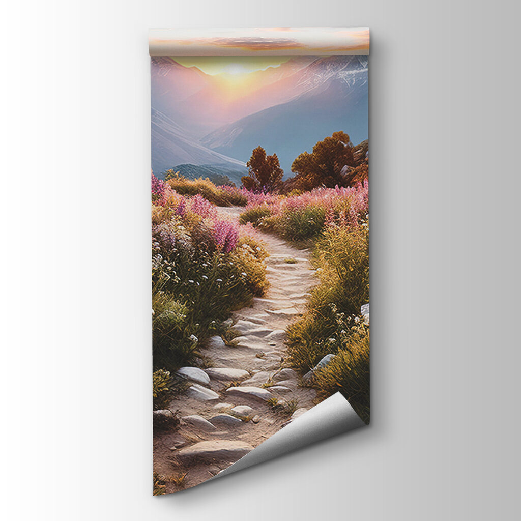 Sentiero tra alti fiori — vista del prodotto