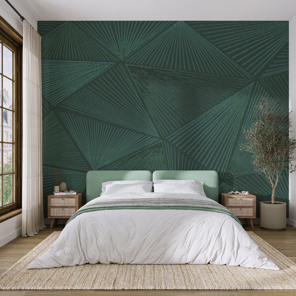 Triangoli verdi a righe — ambiente 2