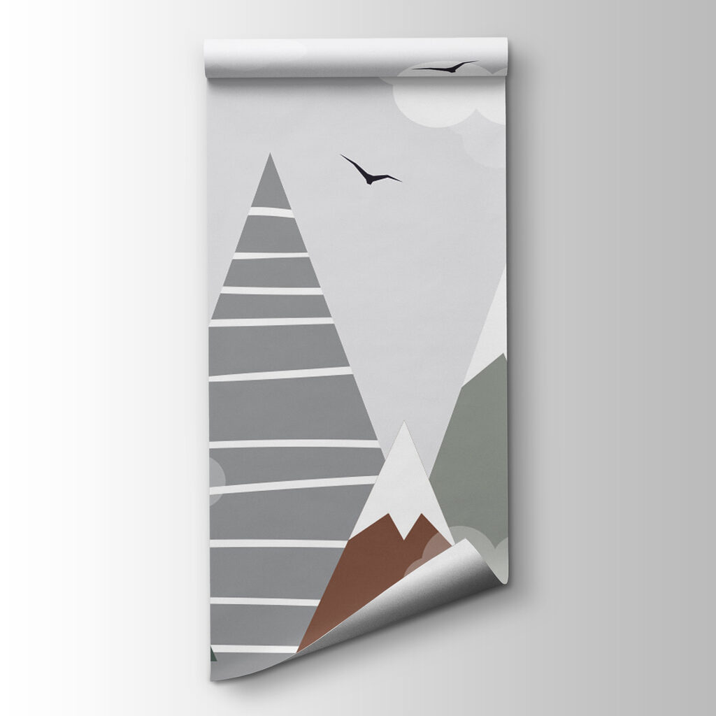 Mongolfiera sulle montagne — vista del prodotto