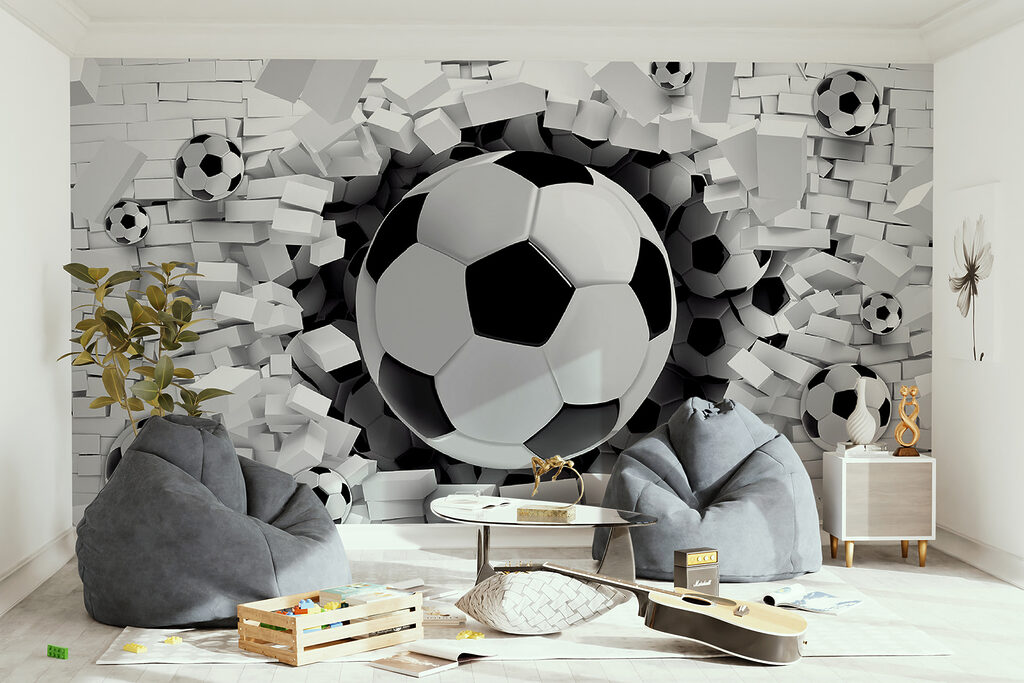Calcio contro il muro — ambiente 4