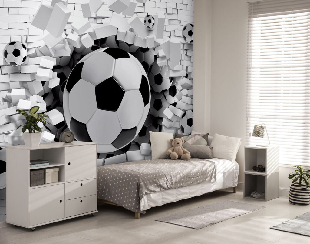 Calcio contro il muro — ambiente 3