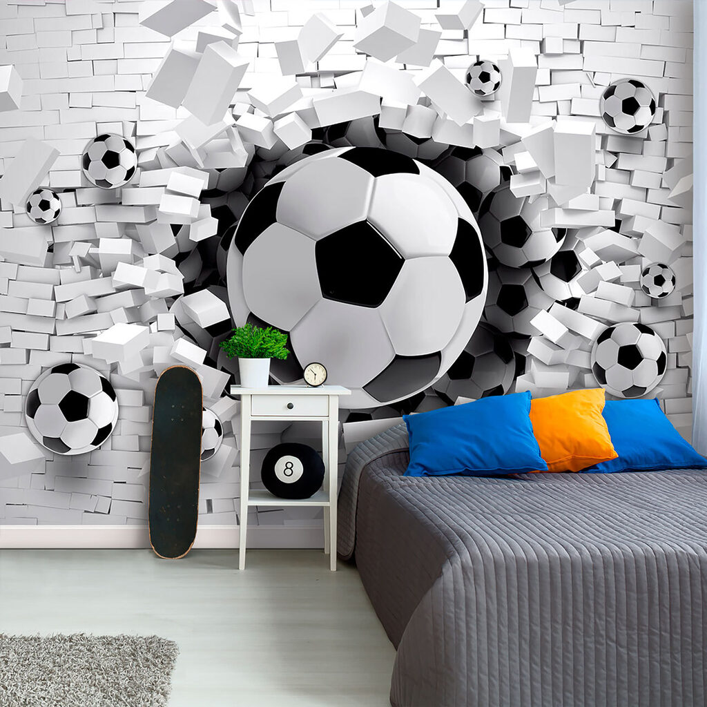 Calcio contro il muro — ambiente 5