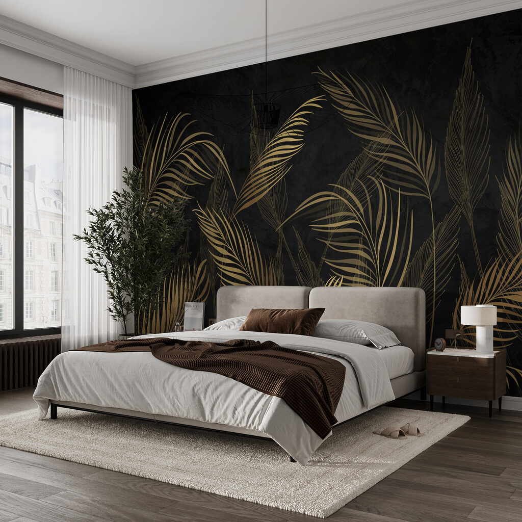 Piume d’oro su nero — ambiente 4