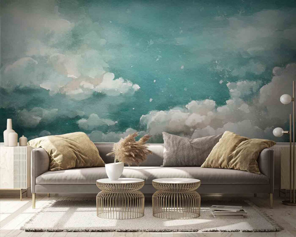 Nuvole in cielo turchese — ambiente 1
