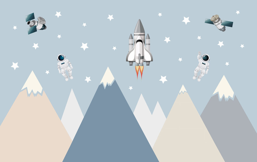 Astronauti sopra i monti — design completo