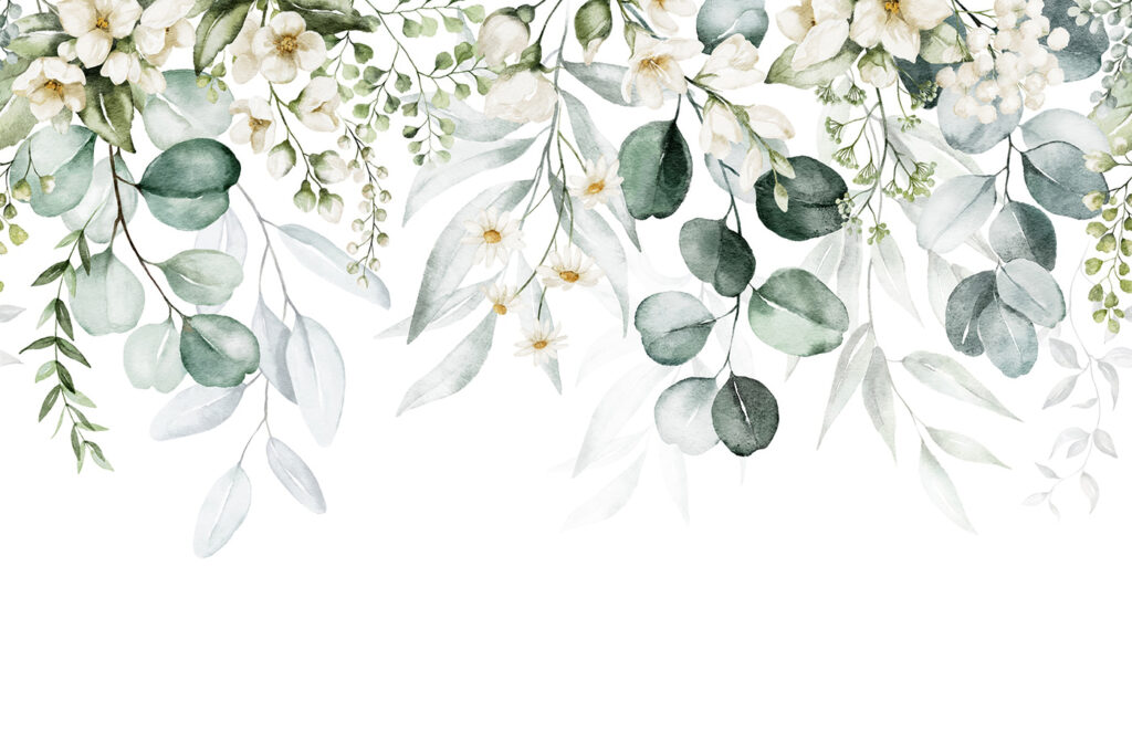 Festone di foglie tonde — design completo
