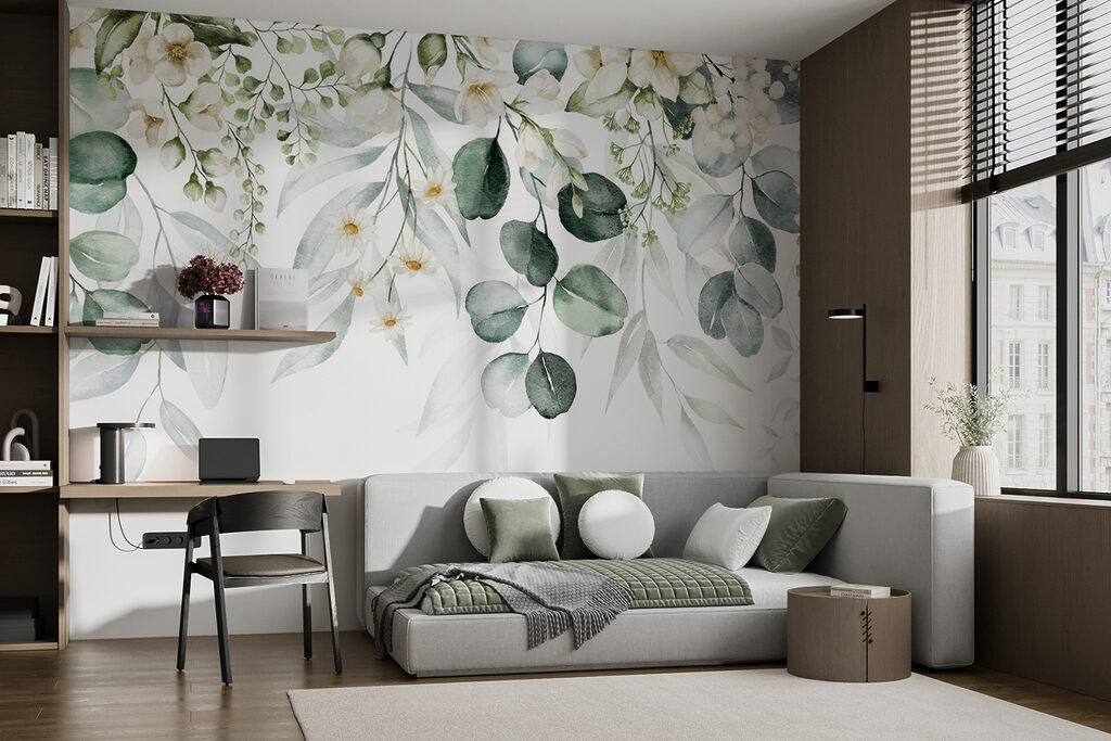 Festone di foglie tonde — ambiente 7