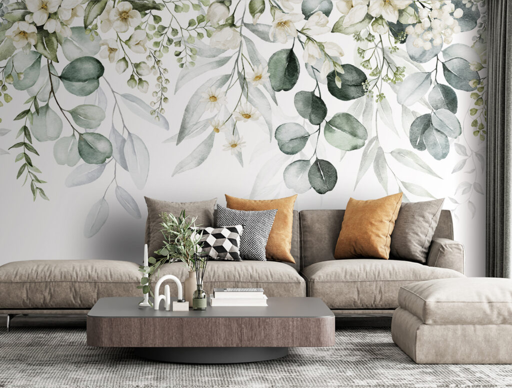 Festone di foglie tonde — ambiente 4