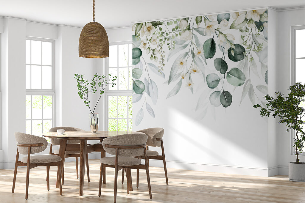 Festone di foglie tonde — ambiente 8
