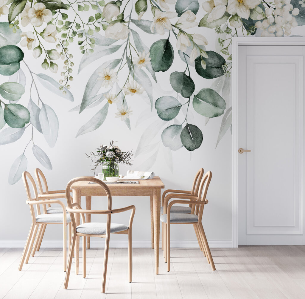 Festone di foglie tonde — ambiente 5